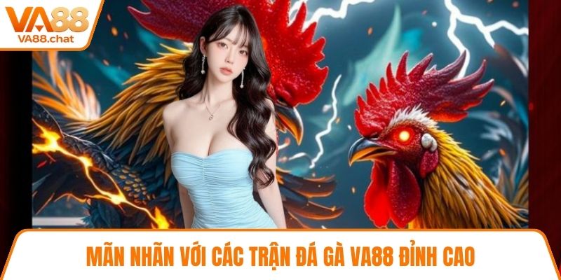 Mãn nhãn với các trận đá gà VA88 đỉnh cao